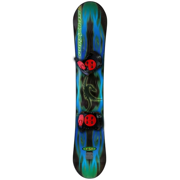 ESP 145 cm Freeride Snowboard - Flex Bindings - Beginner to Professional Snowboard - Solid Core Construction