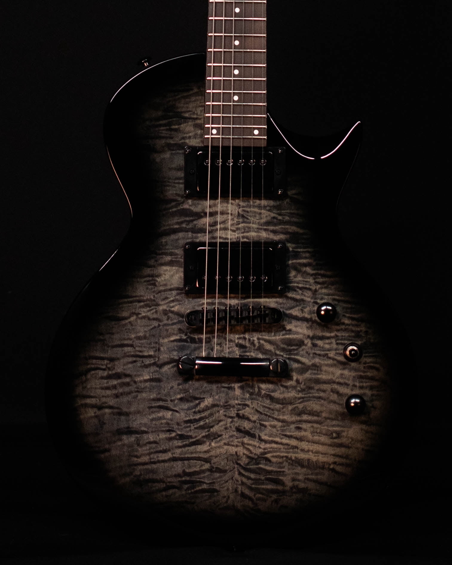 ESP LTD EC-200DX Electric Guitar - Charcoal Burst