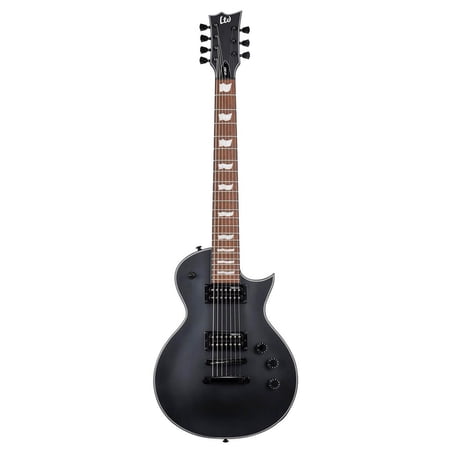 ESP LTD EC-257 Black Satin 7 String Electric Guitar