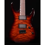 ESP LTD MH-200HTQM, Dark Brown Sunburst