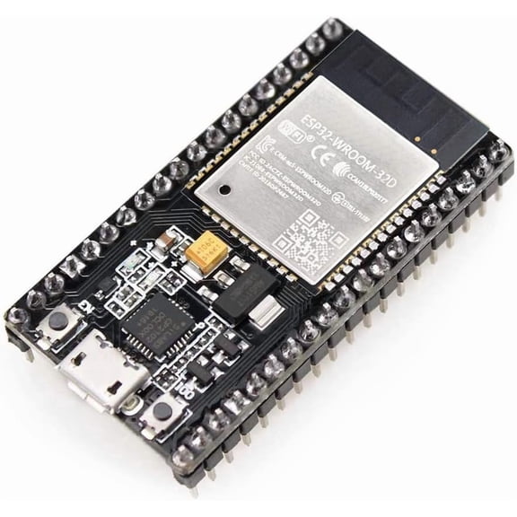 ESP-WROOM-32 ESP32 ESP-32S Development Board 2.4GHz Dual-Mode WiFi + Bluetooth Dual Cores Microcontroller Processor Integrated with Antenna RF AMP Filter AP STA for Arduino IDE