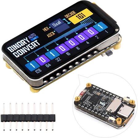 ESP32-C6 1.47inch Display Development Board, 172320, 262K Color, 160MHz Running Frequency Single-Core Processor, Supports Wi-Fi 6 & BLE, with Colorful RGB LED, ESP32 with Display