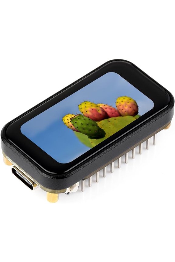 ESP32-C6 1.47inch LCD Touch Display Development Board, ESP32 with 1.47inch Screen 172320 262K Color, Support 2.4GHz Wi-Fi 6 & Bluetooth 5, 160MHz RISC-V Processor, with Pinheader