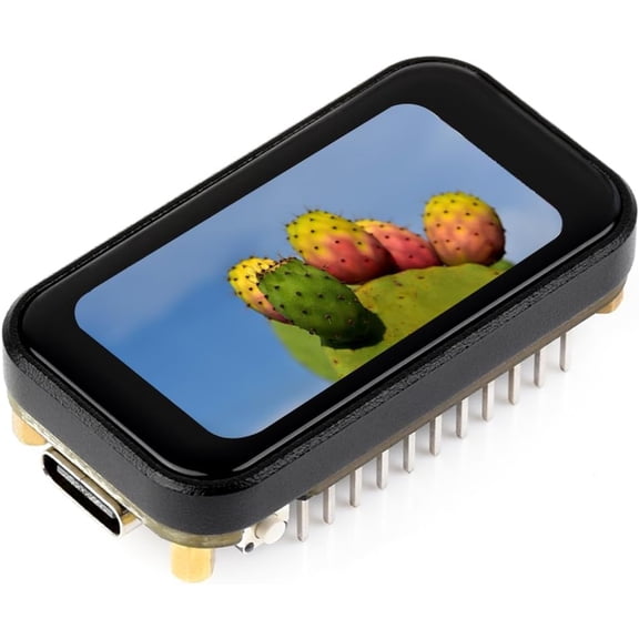ESP32-C6 1.47inch LCD Touch Display Development Board, ESP32 with 1.47inch Screen 172320 262K Color, Support 2.4GHz Wi-Fi 6 & Bluetooth 5, 160MHz RISC-V Processor, with Pinheader