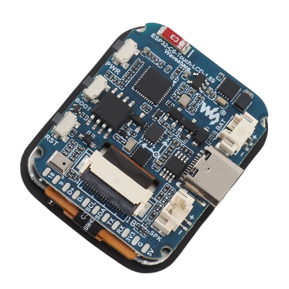 ESP32-C6 Microcontroller 1.69 Inch LCD Display Module 240x280 Resolution Touch Screen Development Board with WiFi 6 BLE 5 Capacitive Sensing and AI Voice Function (1.69 in / 4.29 cm)
