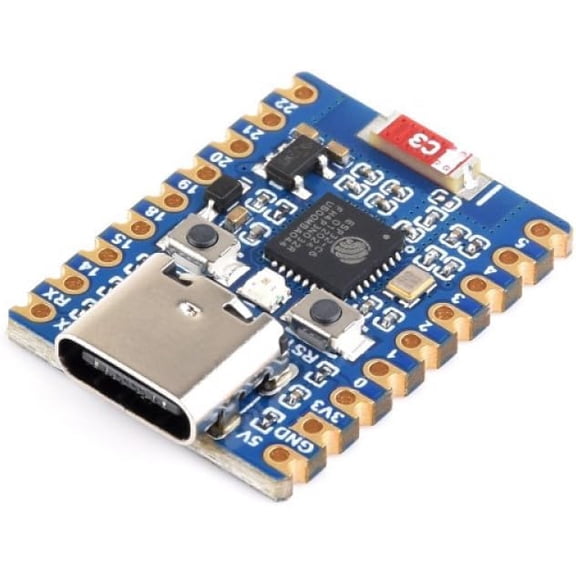 ESP32-C6 Mini Development Board with Wi-Fi 6 Ble 5 and Zigbee 3.0 Dual Core RISC-V Microcontroller for IoT Projects SKU-27035