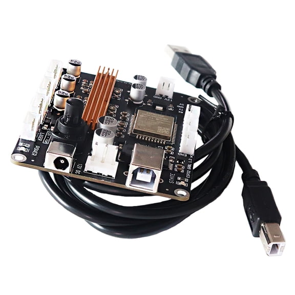 ESP32 Dual-Core 3-Axis CNC Laser Engraving Control Board - GRBL Integrated Silent Driver Board with WIFI/Bluetooth & USB Connectivity
