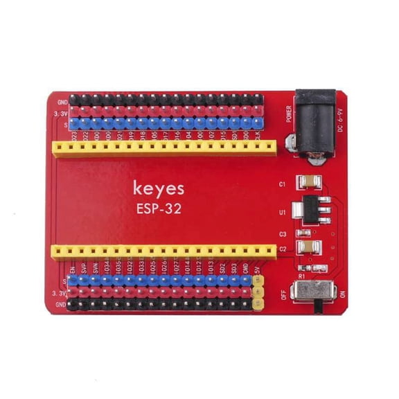 ESP32-IO Expansion Board Compatible with the Keyes ESP32 Core Board for Raspberry Pi