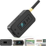 ESP32 LoRa V4 Development Board +L76 GNSS Module +3000mAh Battery +Black Case, ESP32-S3 SX1262 LoRa WiFi Bluetooth 2MB PSRAM 16MB Flash 915MHz Antenna OLED Support GPS Solar for Meshtastic