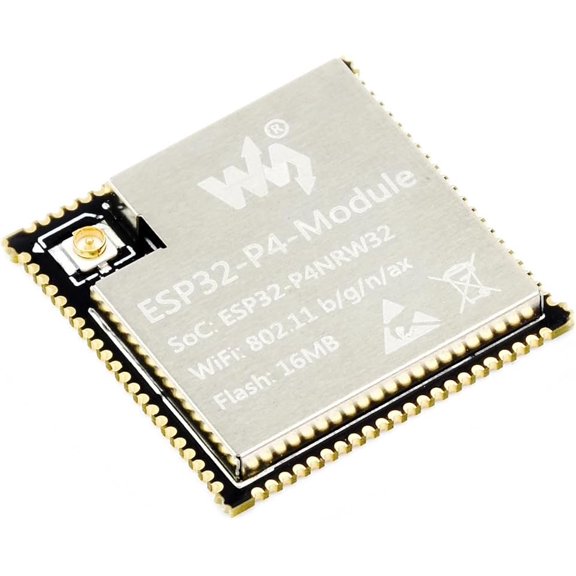 ESP32-P4-Module High-Performance Development Board, Based on ESP32-P4 Chip with RISC-V Dual-core and Single-core Processors, Integrated ESP32-C6 Chip, Supports 2.4GHz Wi-Fi and Bluetooth 5.3
