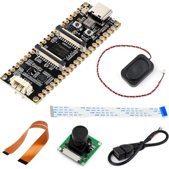 ESP32-P4-Pico High-Performance Development Board, Featuring ESP32-P4, RISC-V Dual-Core and Single-Core Processors, and Advanced Human-Machine Interfaces, Bundle with Speaker and Camera