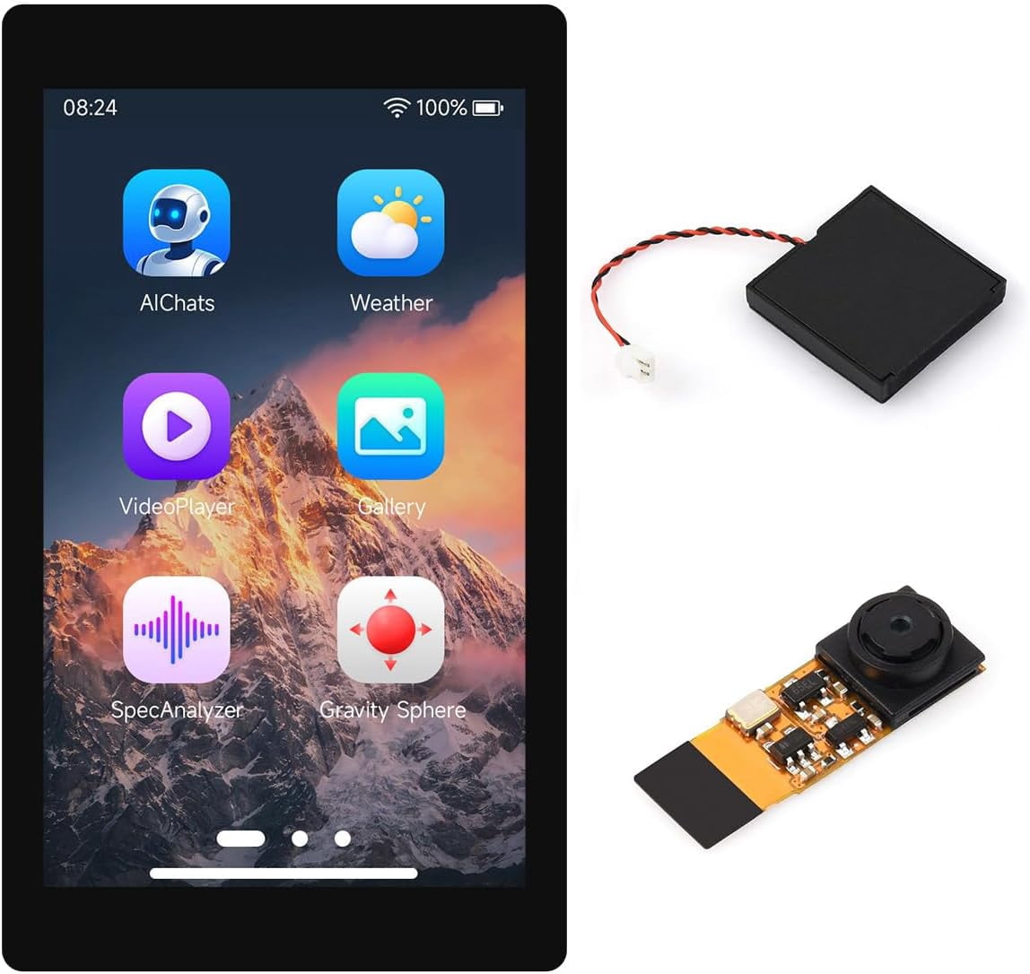 ESP32-P4-WIFI6 4.3inch Development Board, 480 × 800 Resolution, 5-Point Touch, Onboard Audio codec chip, Supports Wi-Fi 6 and BLE 5, with OV5647 Camera