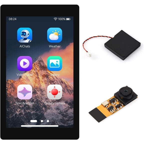 ESP32-P4-WIFI6 4.3inch Development Board, 480  800 Resolution, 5-Point Touch, Onboard Audio codec chip, Supports Wi-Fi 6 and BLE 5, with OV5647 Camera