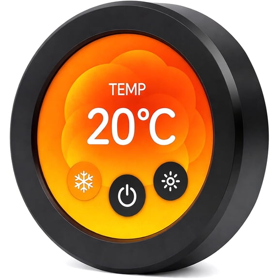 ESP32 Rotary Display 480x480-2.1 Inch HMI IPS Round Knob Touch Display Development Board, 2.4G WiFi and BLE Capacitive Touch Screen Compatible with Arduino IDE and The LVGL Library, Black