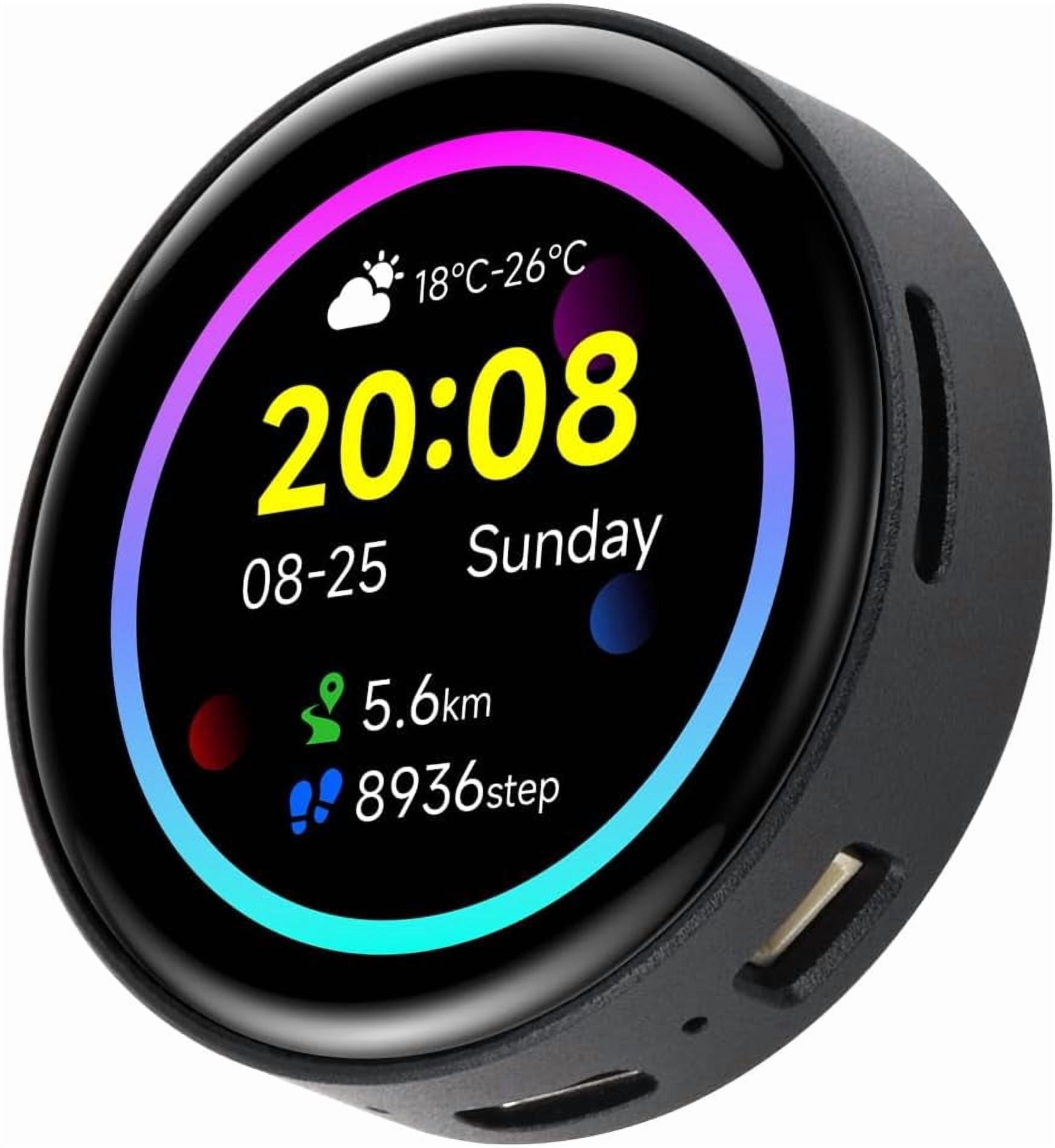 ESP32-S3 1.43inch AMOLED Display Development Board with CNC Metal Case,466×466 Resolution 16.7M Color Capacitive Touch AMOLED Round Display Support 2.4GHz WiFi and Bluetooth BLE 5