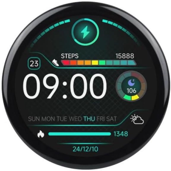 ESP32-S3 1.46 Inch Round Display Development Board with Wi-Fi Ble Touch Screen Accelerometer Gyroscope Microphone Speaker for IoT Projects SKU-29565