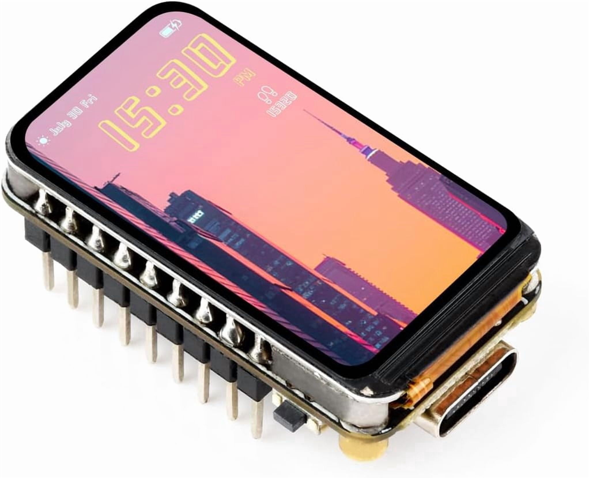 ESP32-S3 1.47inch LCD Display Development Board, 172×320 Resolution, 262K Display Color, 2.4GHz Wi-Fi/BLE 5, 240MHz LX7 Dual-core Processor, ESP32 with Display, with Pre-soldered Header