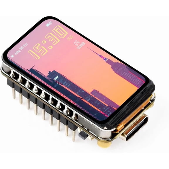 ESP32-S3 1.47inch LCD Display Development Board, 172320 Resolution, 262K Display Color, 2.4GHz Wi-Fi/BLE 5, 240MHz LX7 Dual-core Processor, ESP32 with Display, with Pre-soldered Header