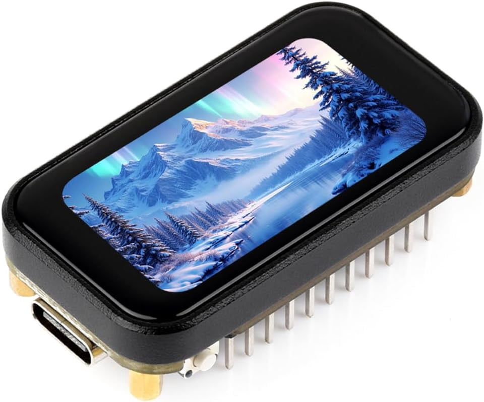 ESP32-S3 1.47inch Touch Display Development Board, 172×320 Resolution, 262K Display Color, Supports 2.4GHz Wi-Fi/BLE 5, 240MHz LX7 Dual-core Processor, with Pinheader