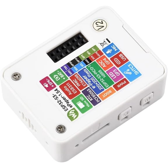 ESP32-S3 1.54inch E-Paper AIoT Development Board200 200 Resolution Black/White epaper Display Supports Wi-Fi and BLE Dual-Mode Communication,Supports AI Speech Interaction