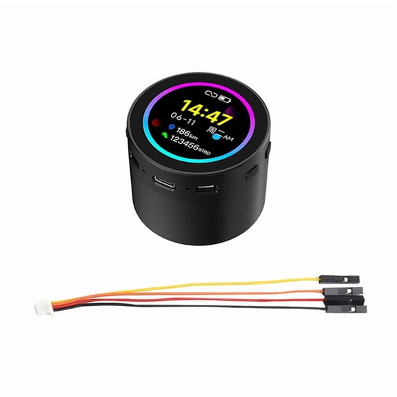 ESP32-S3 1.85inch Round Display Development AI Board 360X360 Supports WiFi Bluetooth AI Voice Recognition,1 * ESP32-S3 Display AI Board