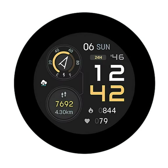 ESP32 S3 2.1 Inch LCD Development Board 480x480 Captive TouchScreen Display LVGL HMI with QMI8658C 6- Sensor,1 * display,Black