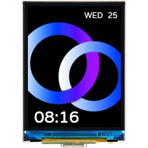 ESP32-S3 2inch Capacitive Touch Display Development Board 240320 Pixels IPS Screen Embedded with ST7789T3 Driver and CST816D Chip,Supports WiFi & Bluetooth