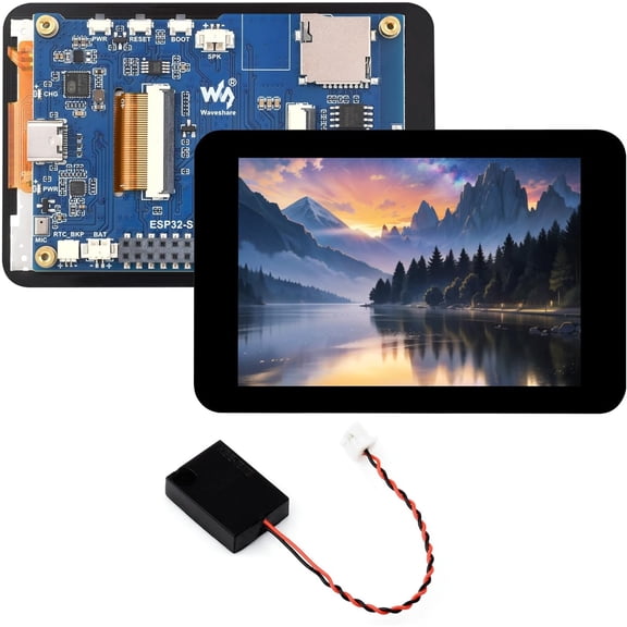 ESP32-S3 3.5inch Capacitive Touch Display Development Board Type B, 320480 Pixels, IPS Panel, 262K Color, QSPI, Onboard Camera Interface, Supports Wi-Fi and Bluetooth 5, ESP32 with Display