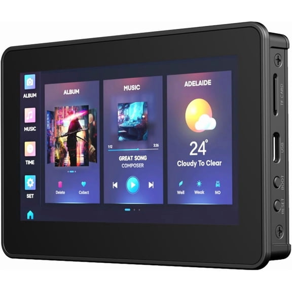 ESP32-S3 4.3inch Capacitive Touch Display Development Board B, 800480 Resolution, 5-Point Touch, 32-Bit LX7 Dual-Core Processor, 240MHz Frequency, with Onboard Antenna and Plastic Case
