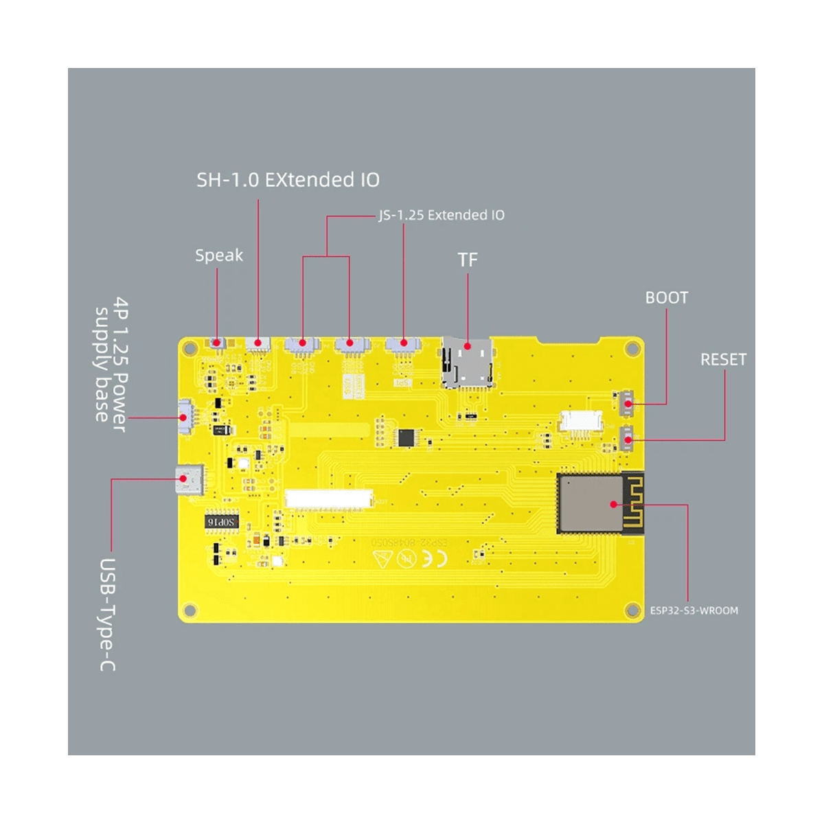 Esp S Inch X Tn Rgb Lcd Tft Hmi M Psram M Flash Smart Display Mcu Wifi Bluetooth