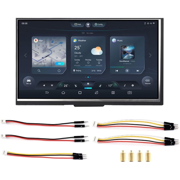 ESP32-S3 7inch Display Development Board, 800480, 32-bit LX7 Dual-core Processor, Up to 240MHz Frequency, Supports WiFi & Bluetooth, with Onboard Antenna, No Touch