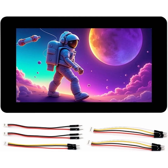 ESP32-S3 7inch Touch Display Development Board, ESP32-S3 with 7inch LCD 800480 5-Point Touch Screen 65K RGB Display, Wi-Fi & Bluetooth 5, 8MB PSRAM and 8MB Flash
