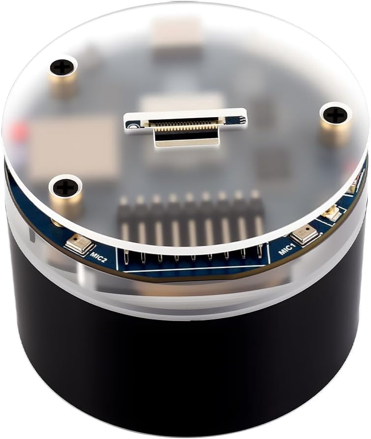 ESP32-S3 AI Smart Speaker Development Board, Dual Microphones, Noise Reduction, RGB Lighting, External Display & Camera Support, with 3.7V MX1.25 Lithium BAT