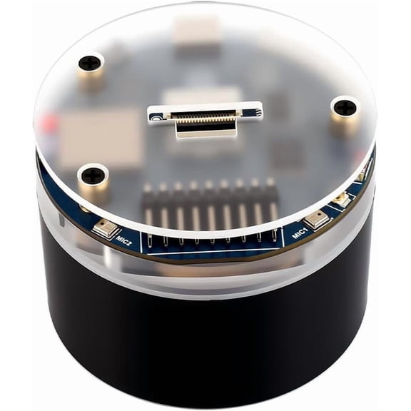 ESP32-S3 AI Smart Speaker Development Board,Supports Noise Reduction and Echo Cancellation, Surround RGB Lighting,Supports External LCD Displays & Cameras