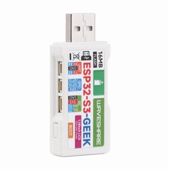 ESP32-S3- Development Board Based on ESP32-S3R2 Controller Chip with 1.14inch 65K Color LCD Supports WiFi&Bluetooth