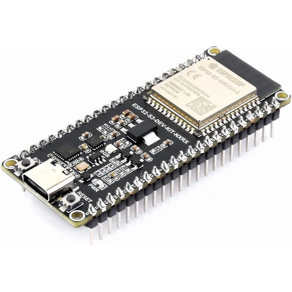 ESP32-S3 Microcontroller, 2.4GHz Wi-Fi Development Board, 240MHz Dual Core Processor, ESP32-S3-WROOM Module,32MB Flash and 16MB PSRAM, with Pre-soldered Headers