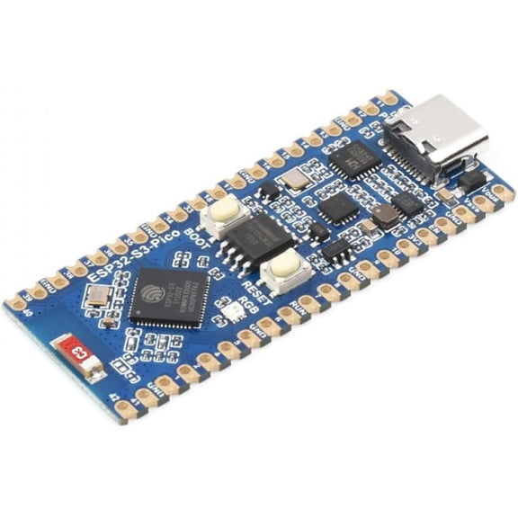 ESP32-S3 Microcontroller Development Board with 2.4GHz Wi-Fi and BLE 5.0, Dual-Core 240MHz Processor for IoT, Sensor, and Open Source DIY Projects SKU-23803