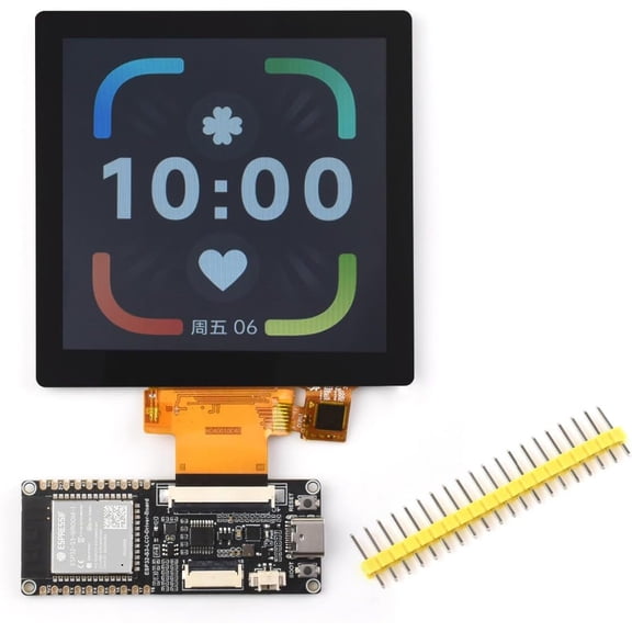 ESP32-S3 RGB LCD Driver Board, Equipped with 32-Bit 240MHz LX7 Dual-Core Processor, 8MB PSRAM and Flash, WiFi & Bluetooth Support, Comes with a 4inch RGB Round Touch Display