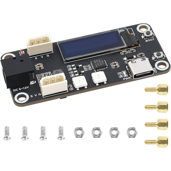 ESP32 Servo Driver Expansion Board, Built-in WiFi and Bluetooth 6~12V Voltage Input UART Serial Bus Control Allows Controlling up to 253 SC, ST Series Serial Bus Servos Simultaneously