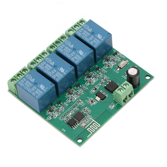 ESP8266 4 Channel Relay Board, Wireless Control For Electronics DIY Automation, PCB Material