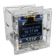 thumbnail image 1 of ESP8266 DIY Electronic Kit Mini Clock OLED Display Connect with Shell DIY Soldering Project, 1 of 7