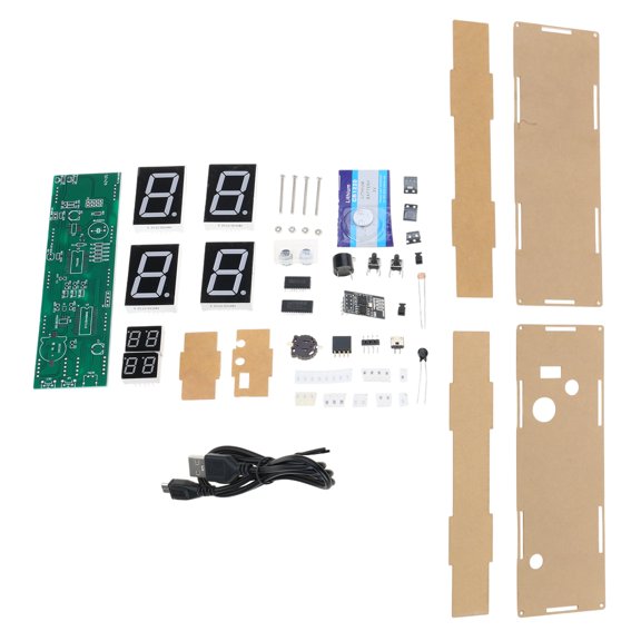 ESP8266 Networked 8 Digit Digital Tube Clock set with Mobile Controller & Auto Dimming Home 8 Digit LED Display Clock