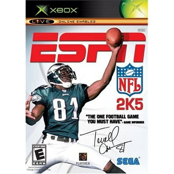 Restored ESPN NFL 2K5 Physical Sports Game for Xbox
