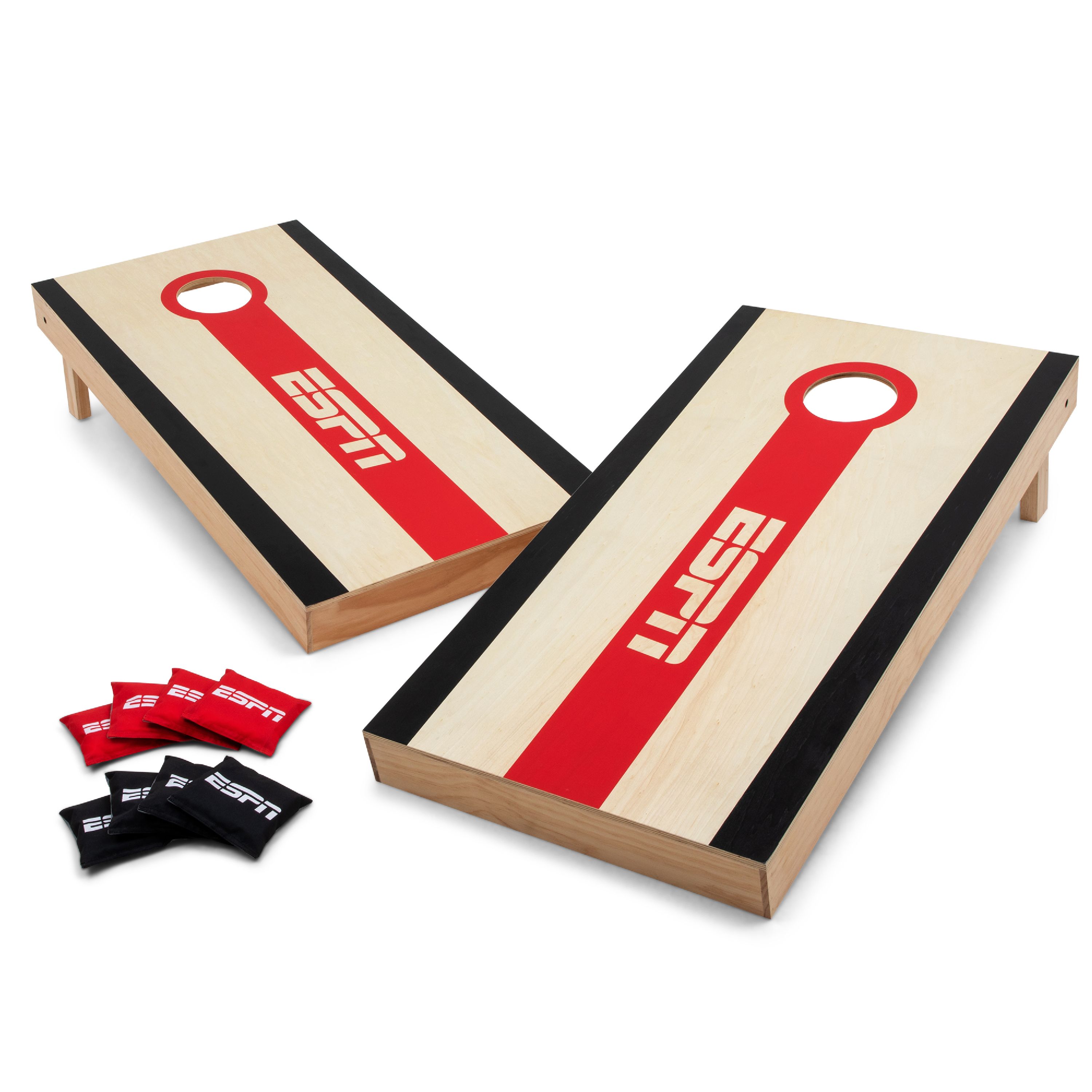 ESPN Official Tournament Size Cornhole/Bean Bag Toss Game, All Weather Bean Bags - image 1 of 9