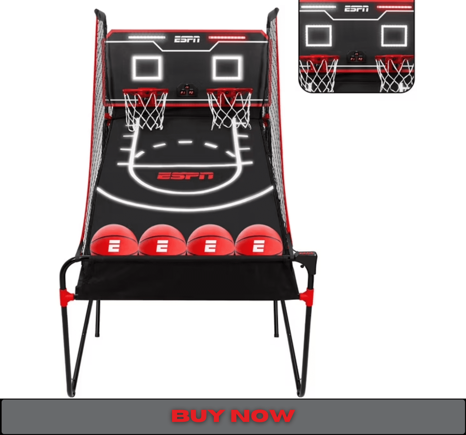 ESPN Pro Competition LED 2-Player Arcade Basketball