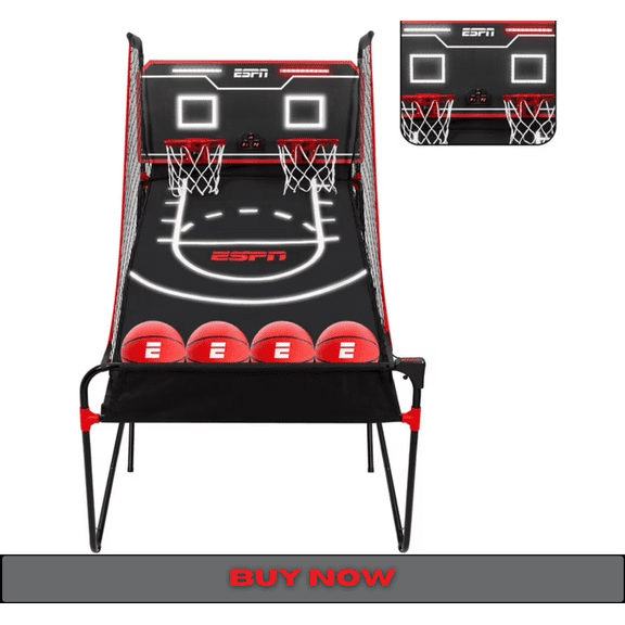 ESPN Pro Competition LED 2-Player Arcade Basketball