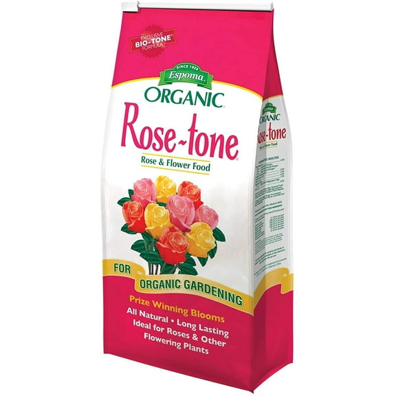 Espoma Rose-Tone Rose Plant Food 6-6-4 Granules - Natural, Slow Release - 4-Pounds