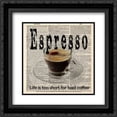 thumbnail image 1 of ESPRESSO 2x Matted 20x20 Black Ornate Framed Art Print by Greene, Taylor, 1 of 2