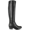 thumbnail image 1 of ESPRIT Womens Black Over The Knee Boot Block Heel Zip-Up Dress Boots 11 M, 1 of 4