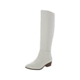 thumbnail image 1 of ESPRIT Womens Ivory Almond Toe Block Heel Zip-Up Heeled Boots 9.5, 1 of 3